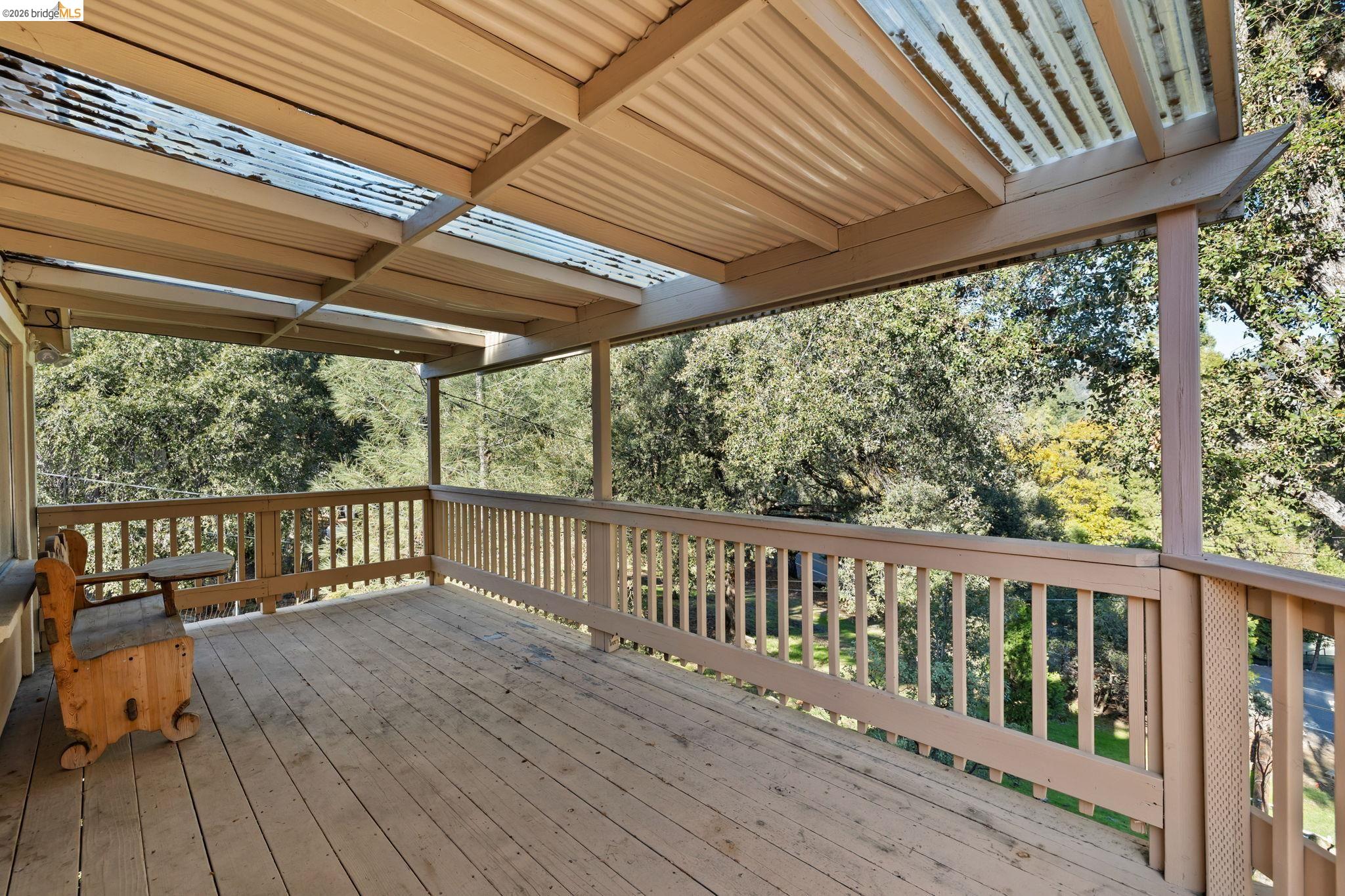 21916 Phoenix Lake Road Sonora, CA 95370 - Photo 38 of 48 a view of a wooden deck