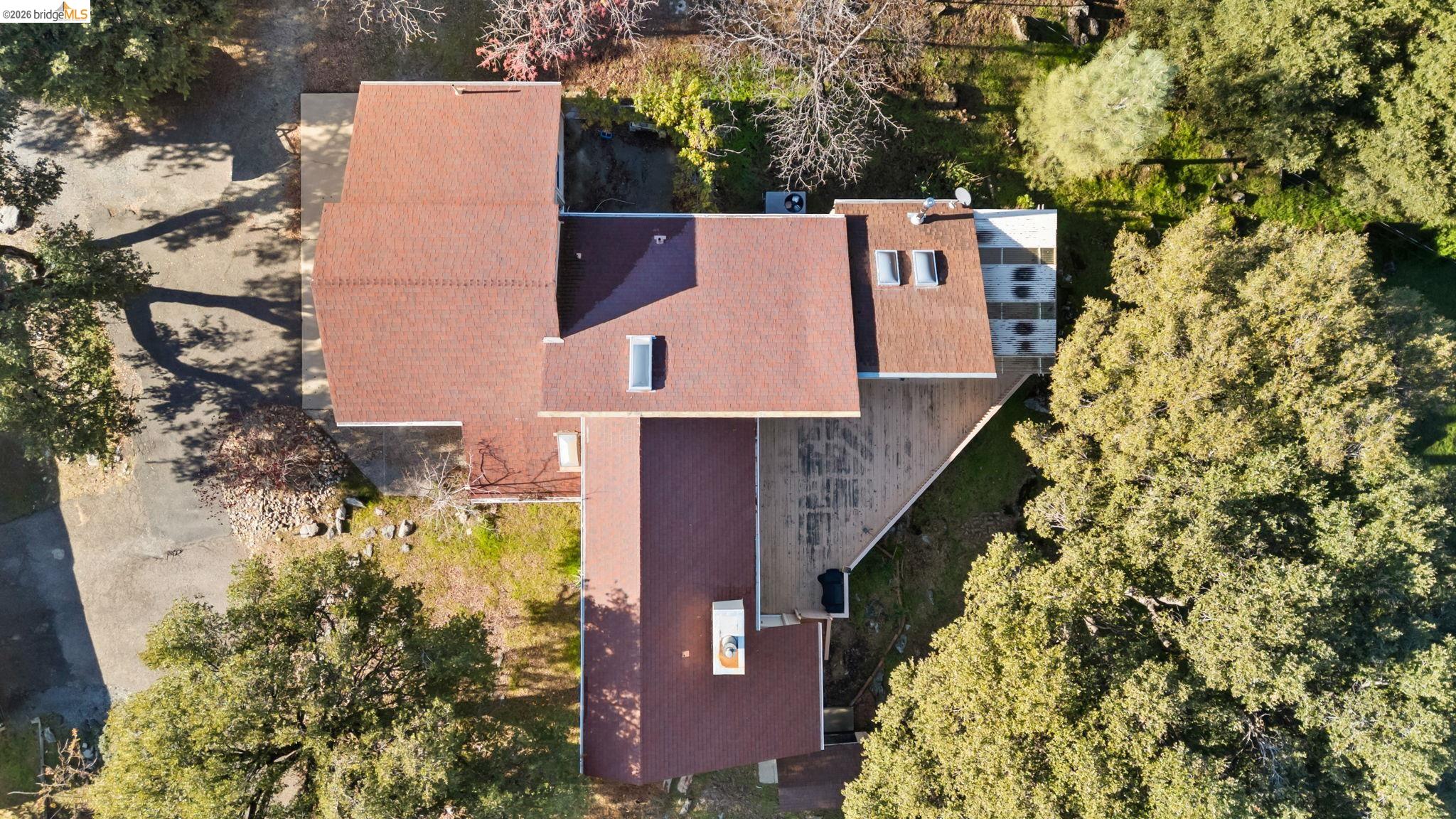 21916 Phoenix Lake Road Sonora, CA 95370 - Photo 46 of 48 an aerial view of a house with a yard