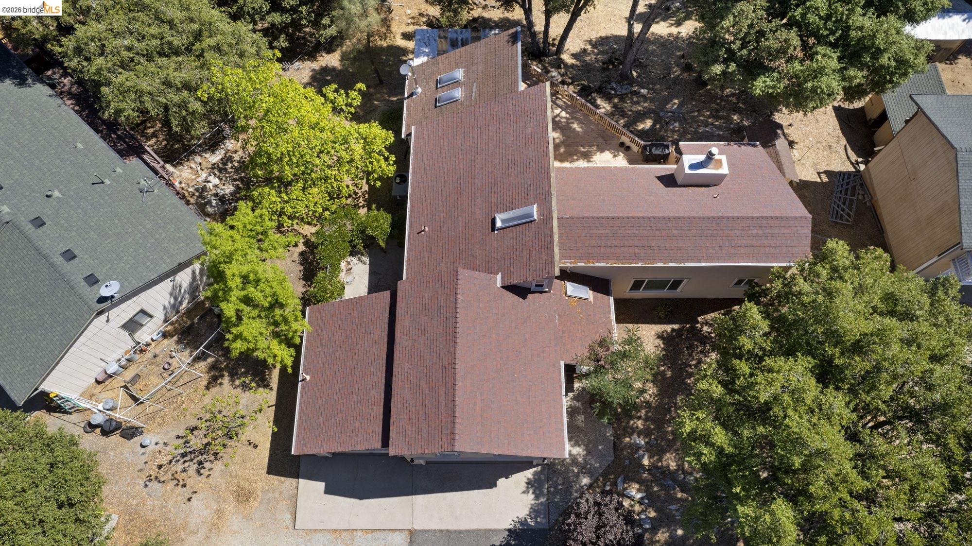 21916 Phoenix Lake Road Sonora, CA 95370 - Photo 47 of 48 an aerial view of a house with a yard