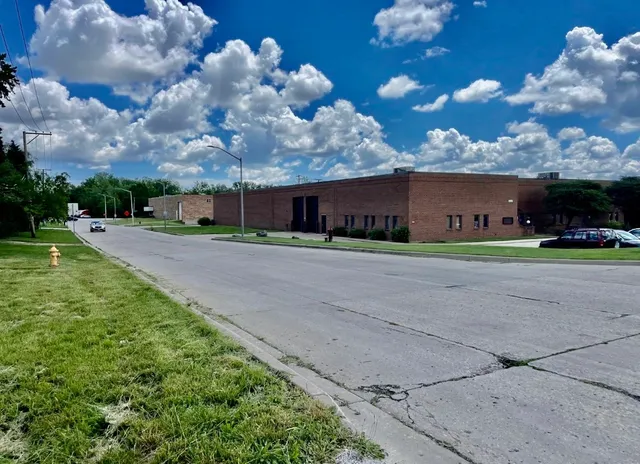 a view of a street with houses
