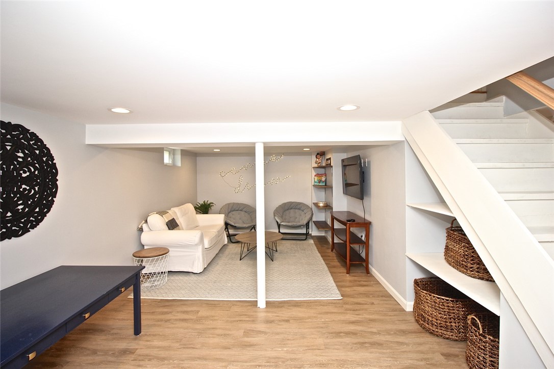 139 Coggeshall Avenue Newport, RI 02840 - Photo 30 of 50 Finished Basement Family Room and flat screen