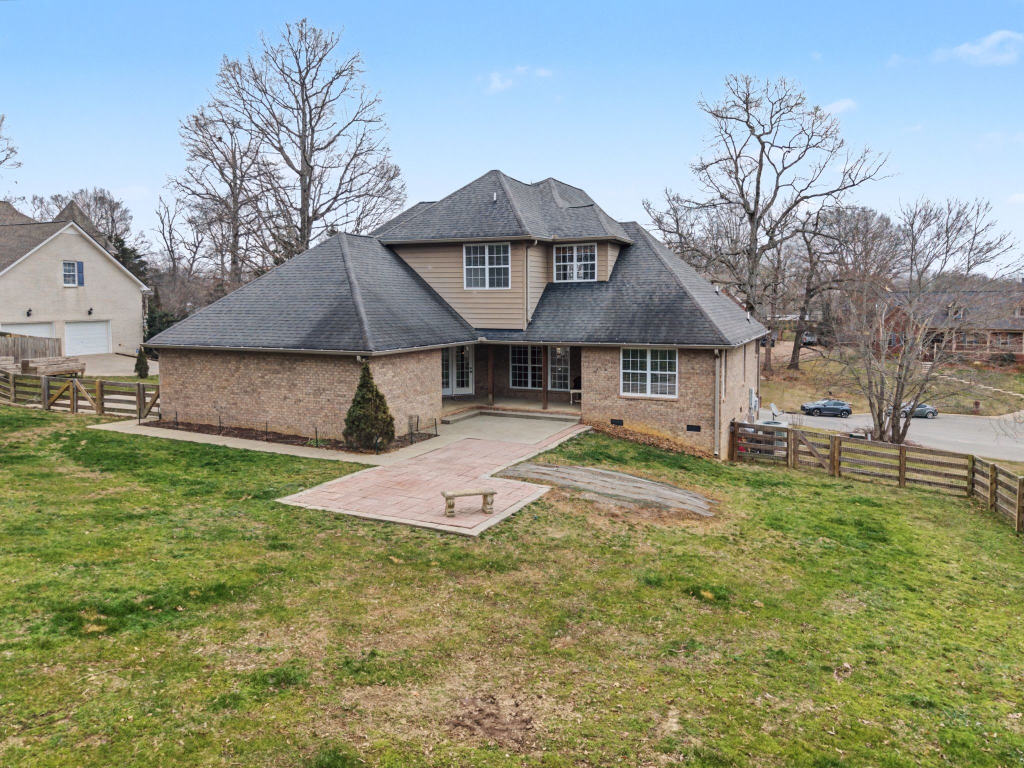 7331 McCormick Drive Fairview, TN 37062 - Photo 37 of 46 a front view of a house with yard and green space
