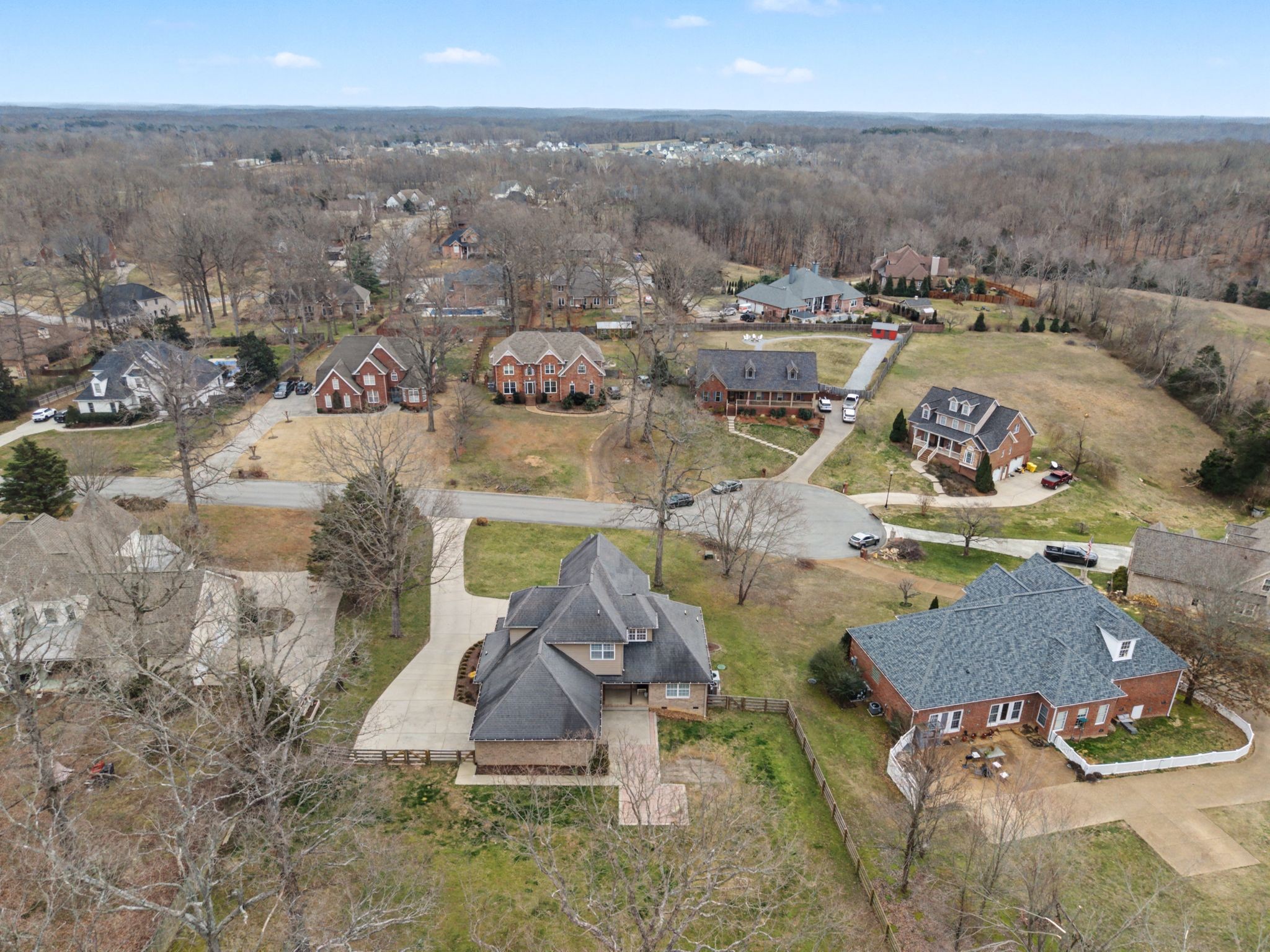 7331 McCormick Drive Fairview, TN 37062 - Photo 42 of 46 an aerial view of a house with outdoor space