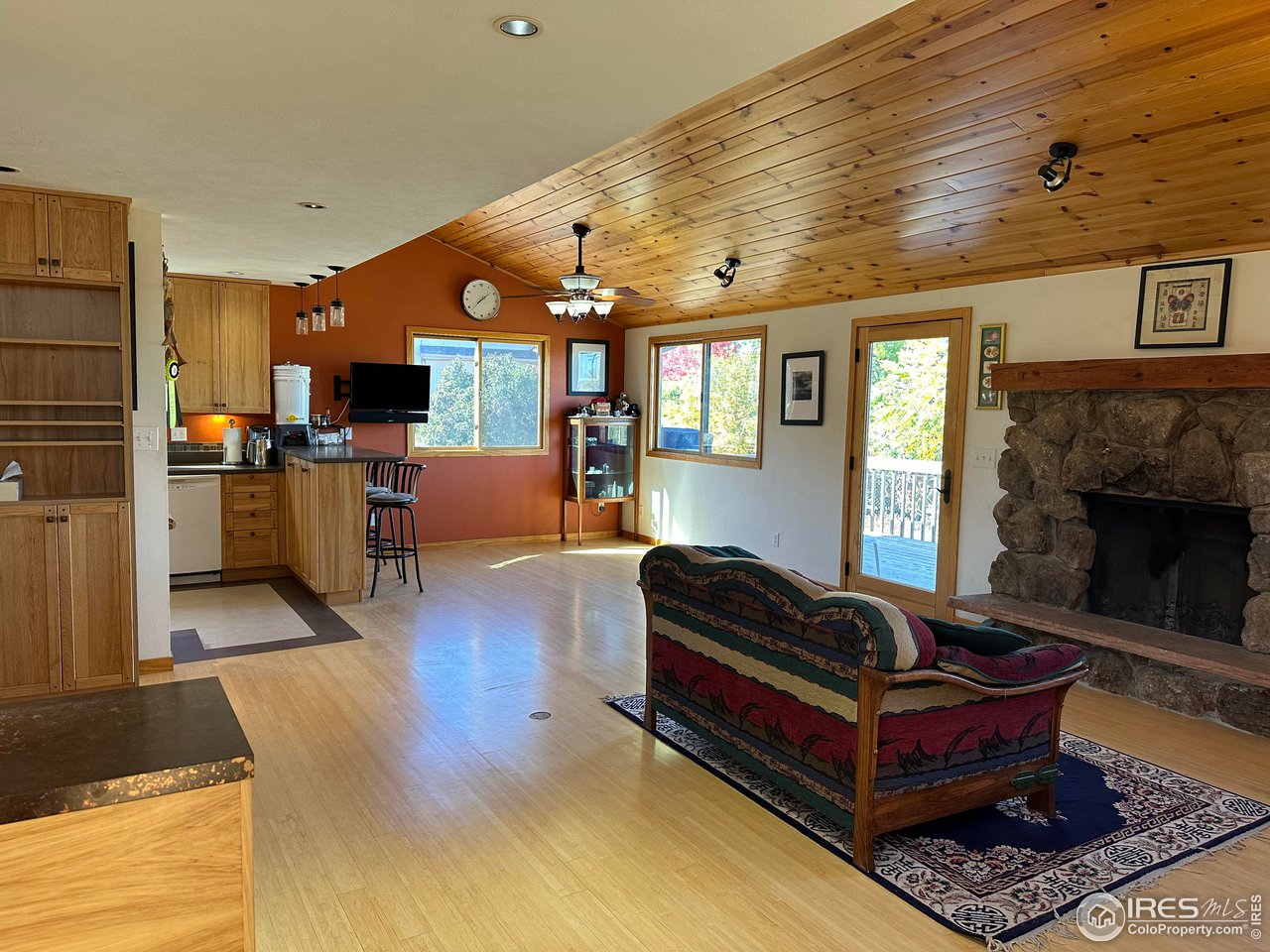 9057 Morton Road Niwot, CO 80503 - Photo 1 of 31 Living room looking towards dining room/kitchen