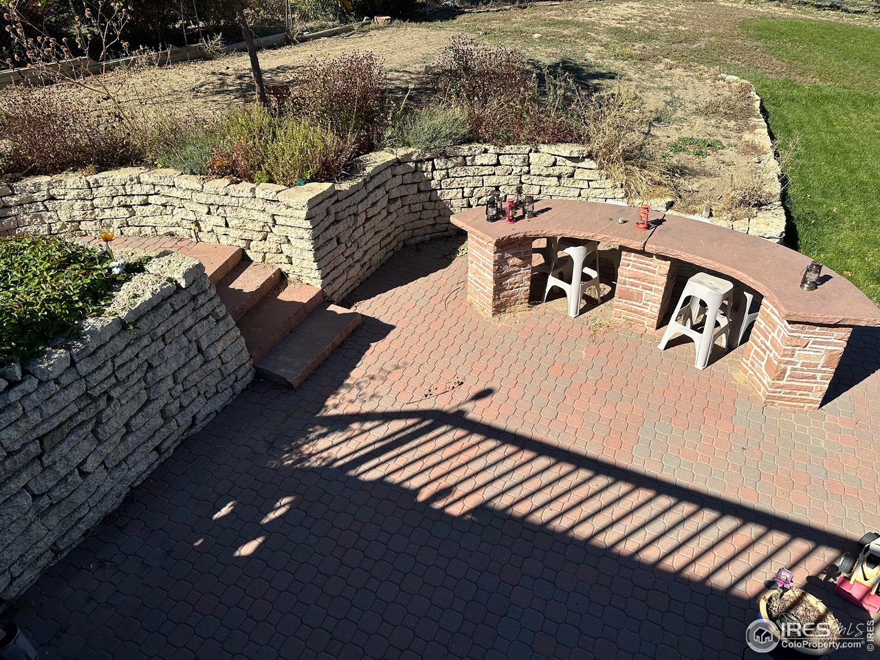 9057 Morton Road Niwot, CO 80503 - Photo 12 of 31 looking down on your private entertainment area