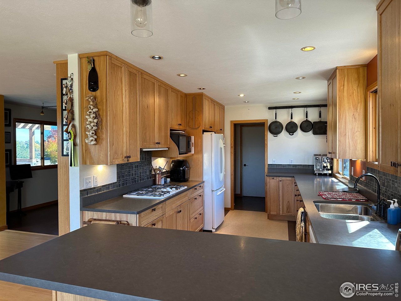 9057 Morton Road Niwot, CO 80503 - Photo 4 of 31 kitchen peninsula looking towards mud room/laundry room