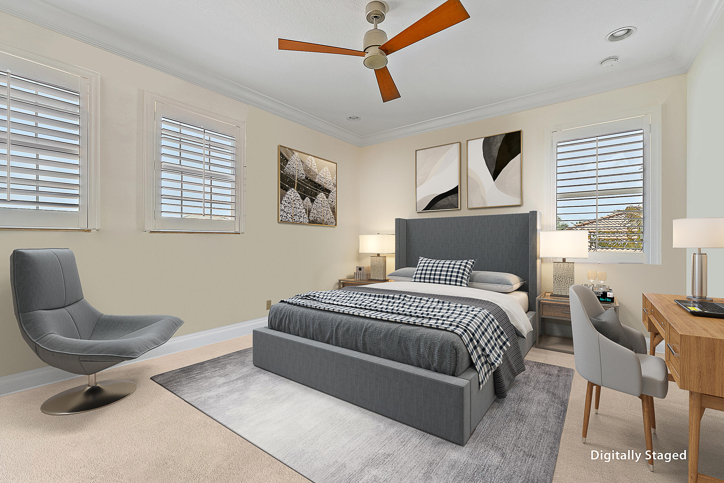 115 Sonata Drive Jupiter, FL 33478 - Photo 22 of 35 Bedroom - Digitally Staged