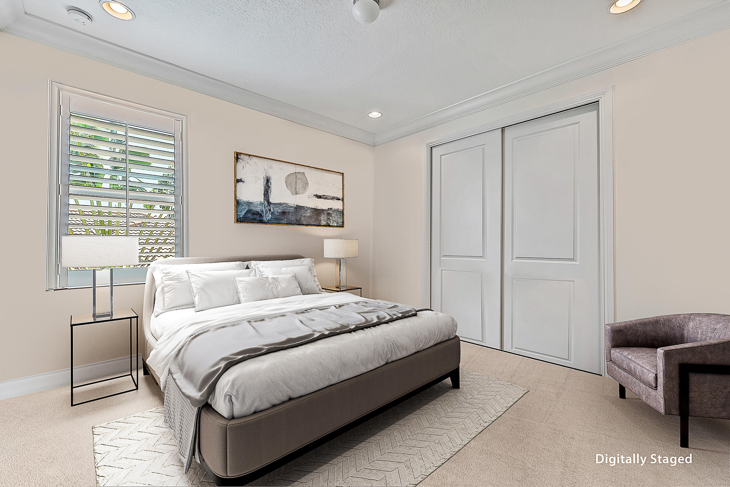 115 Sonata Drive Jupiter, FL 33478 - Photo 23 of 35 Bedroom - Digitally Staged