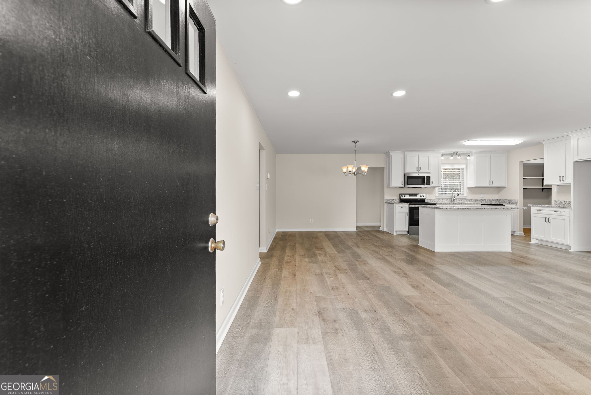 1292 Fernside Drive Toccoa, GA 30577 - Photo 4 of 42 a view of kitchen with wooden floor