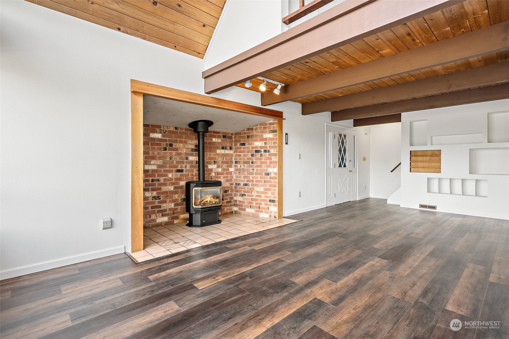 240 East Canyon View Road Belfair, WA 98528 - Photo 11 of 38 a view of a room with wooden floor