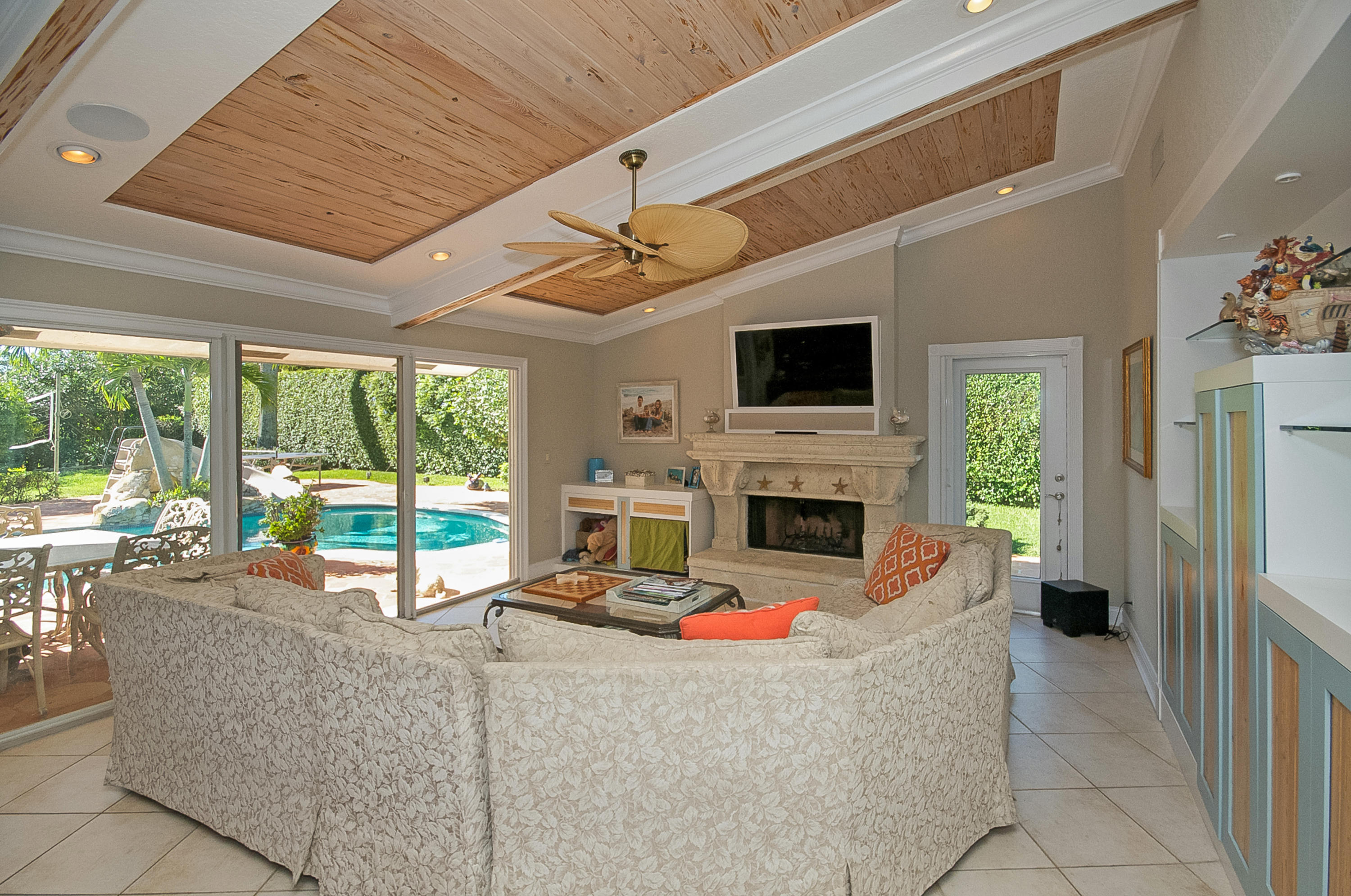 2751 Northwest 26th Court Boca Raton, FL 33434 - Photo 12 of 27 Famiy Room View to Pool