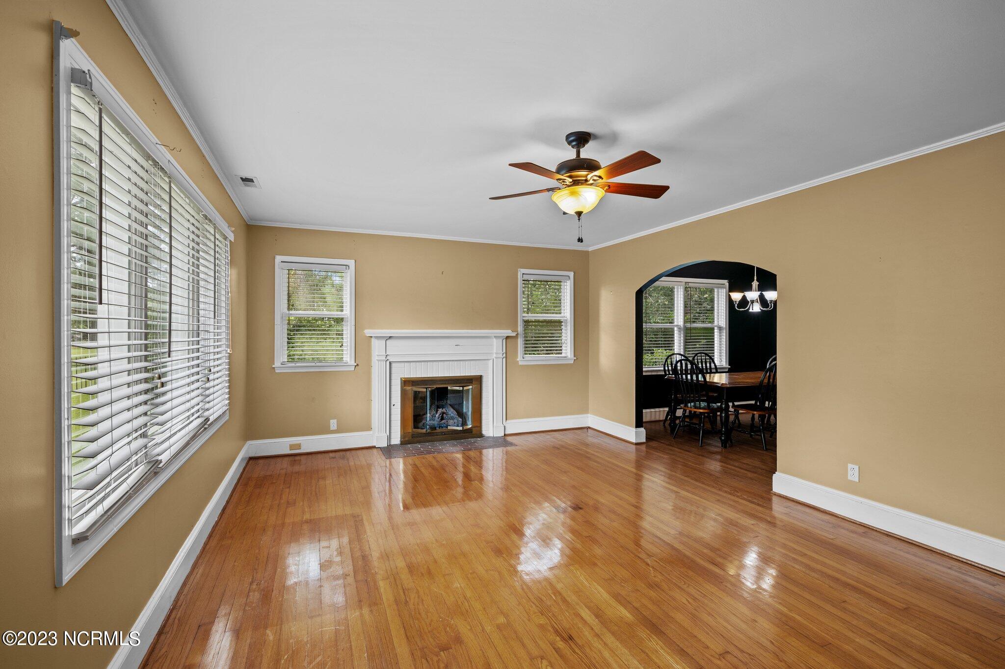 4220 Old Cherry Point Road New Bern, NC 28560 - Photo 11 of 25 Den with gas logs