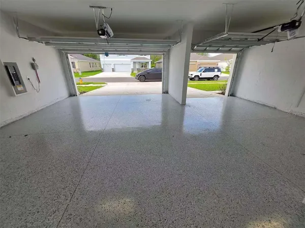 a view of a floor and an ocean view