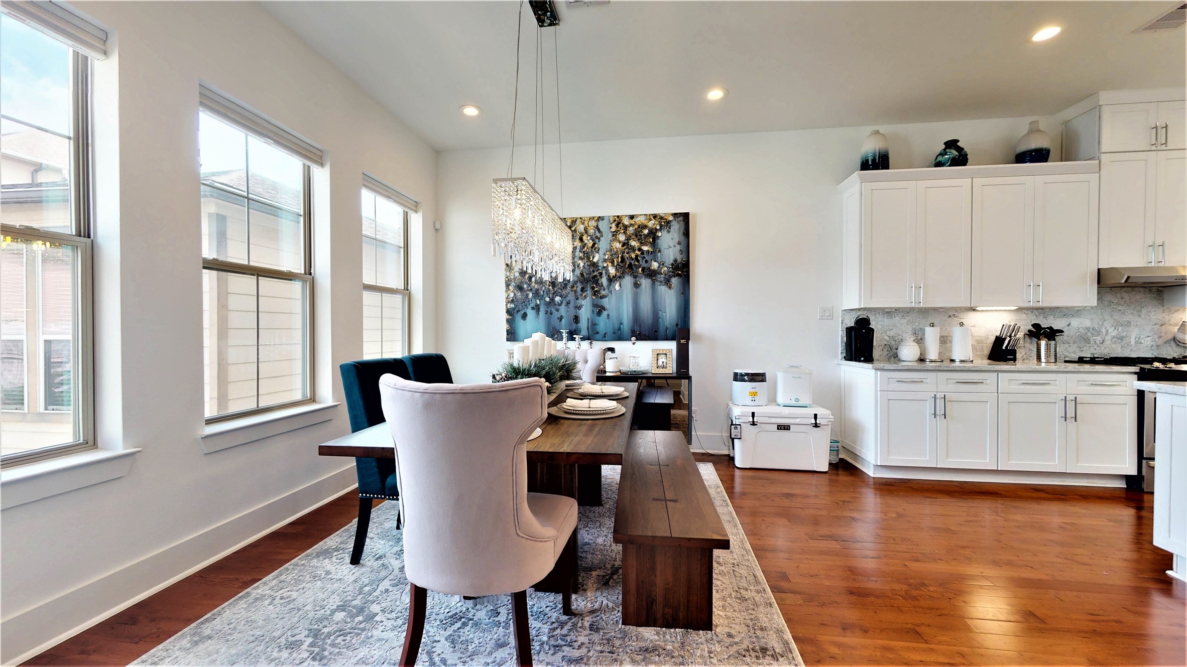 5422 Darling Street, Unit C Houston, TX 77007 - Photo 6 of 35 Formal Dining Space