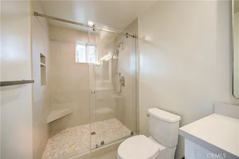 a view of balcony with furniture