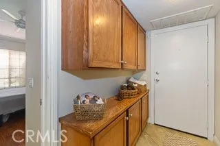 a room with storage and utility