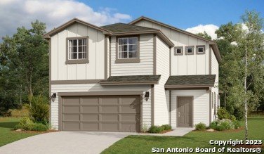 4030 Fallow Crossing St. Hedwig, TX 78152 - Photo 1 of 1 a front view of a house with a yard and garage