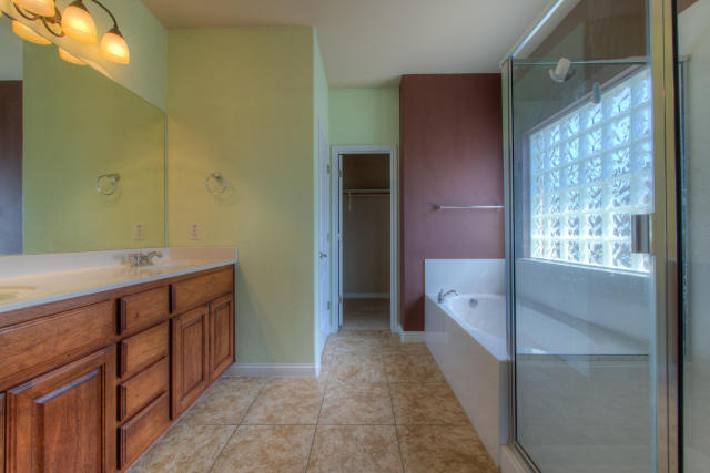 321 Limestone Trail Austin, TX 78737 - Photo 21 of 28 a bathroom with a tub sink and mirror