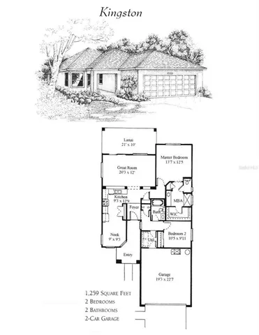 an aerial view of a house with a swimming pool yard and mountain view in back