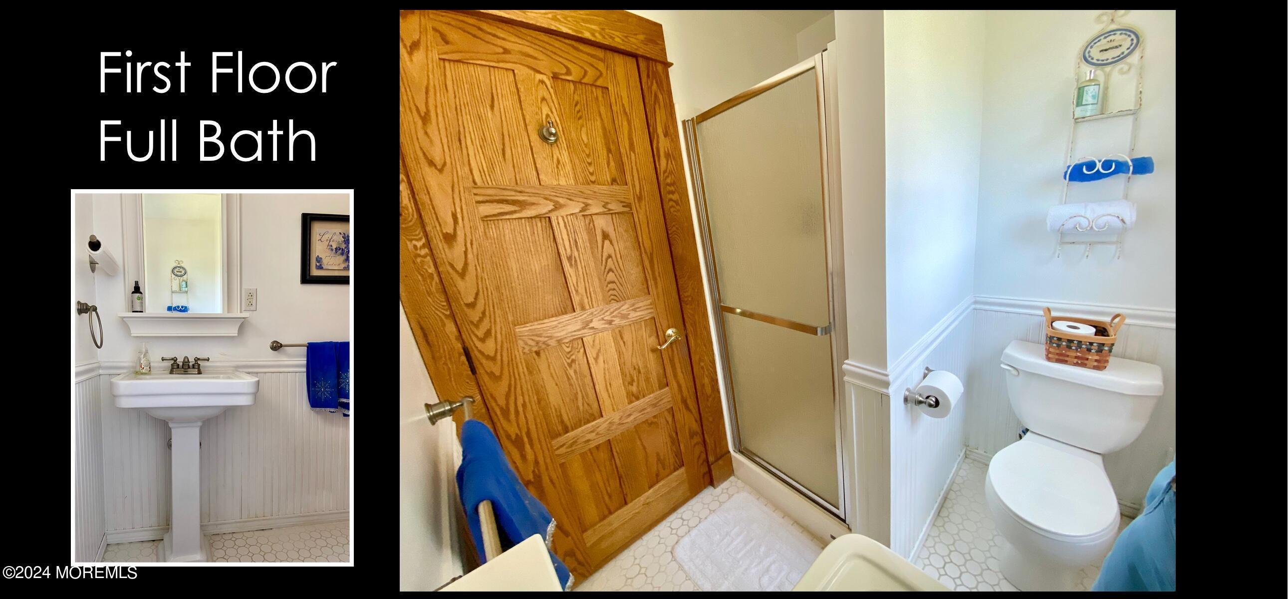 732 Radcliffe Road Lanoka Harbor, NJ 08734 - Photo 30 of 67 a bathroom with a toilet and a shower