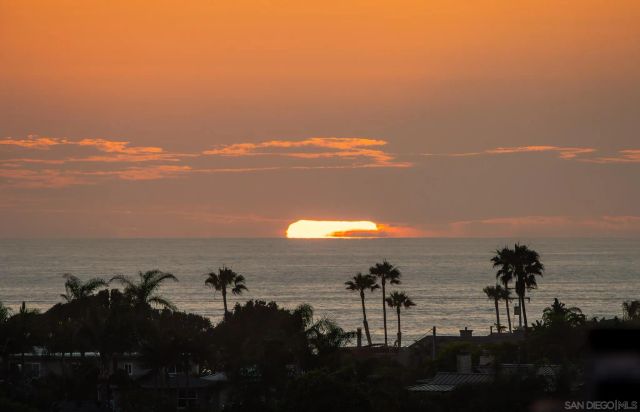 a view of sunset and ocean