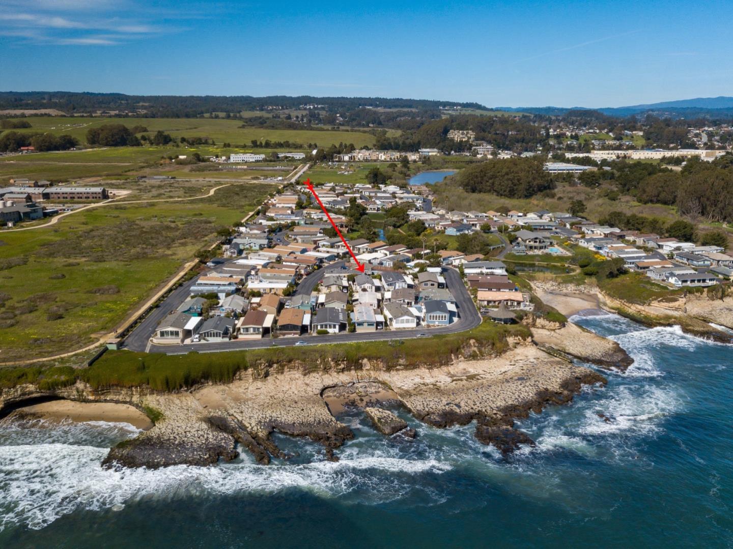 2395 Delaware Avenue, Unit 88 Santa Cruz, CA 95060 - Photo 42 of 55 a view of a city with an ocean view
