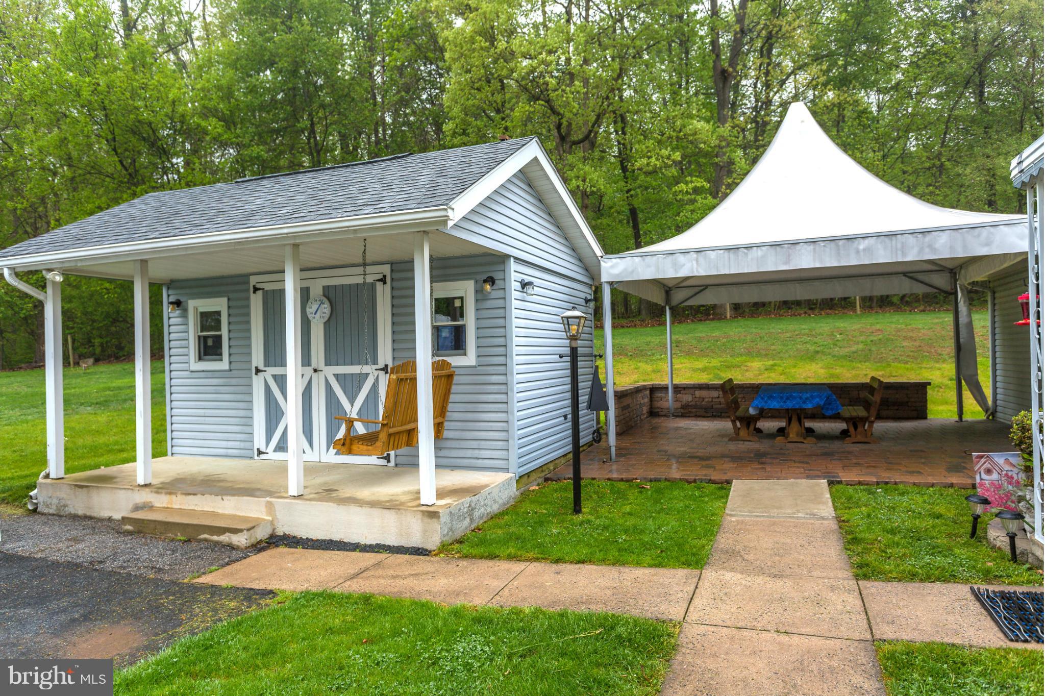 10456 Old Annapolis Road Frederick, MD 21701 - Photo 24 of 30 Storage Bldg 12x16 w/4x16 Porch & Paver Patio