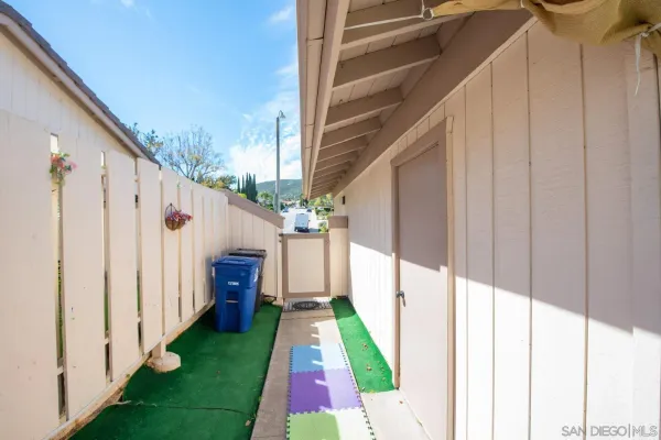 a view of yard with outdoor seating