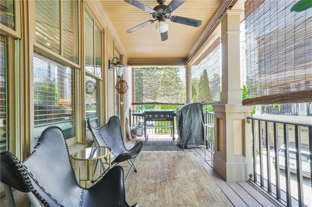 385 15th Street Northwest, Unit 6 Atlanta, GA 30363 - Photo 42 of 49 a view of a dining room with furniture window and outside view