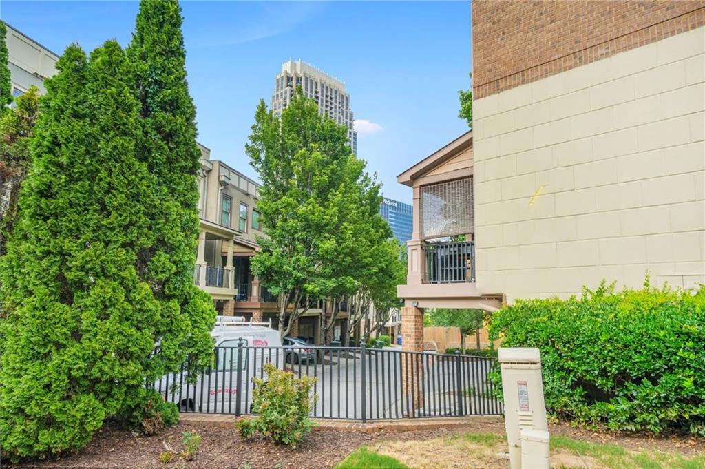 385 15th Street Northwest, Unit 6 Atlanta, GA 30363 - Photo 46 of 49 a house view with a garden space
