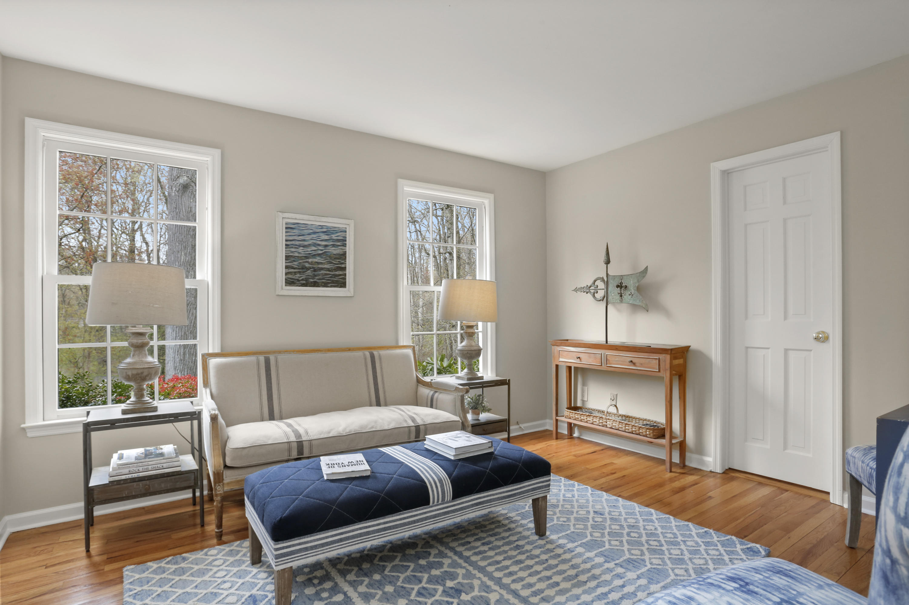 8 Ridge Farms Road Norwalk, CT 06850 - Photo 6 of 31 a living room with furniture and a fireplace
