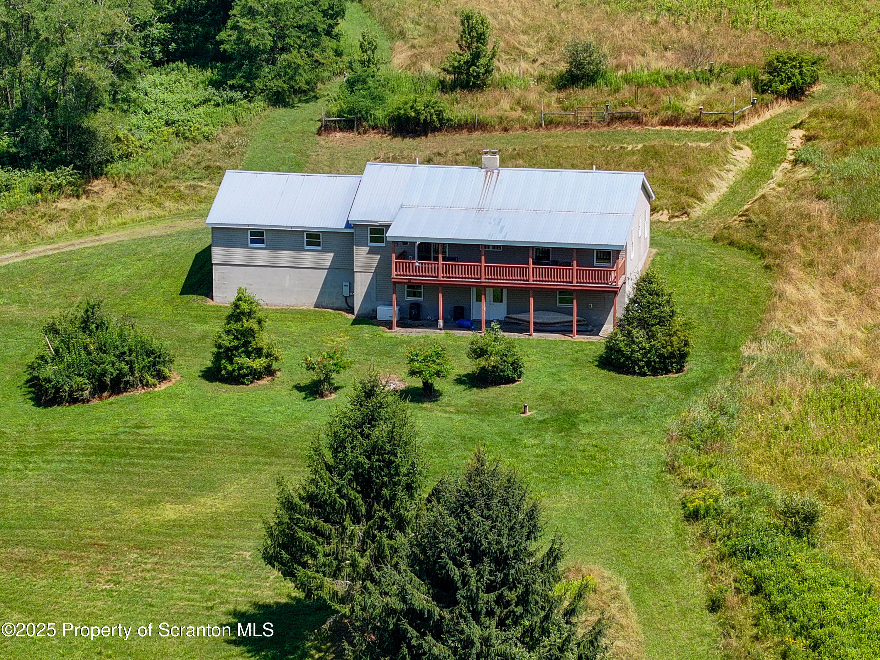 5290 Irish Hill Road Montrose, PA 18801 - Photo 46 of 67 an aerial view of a house