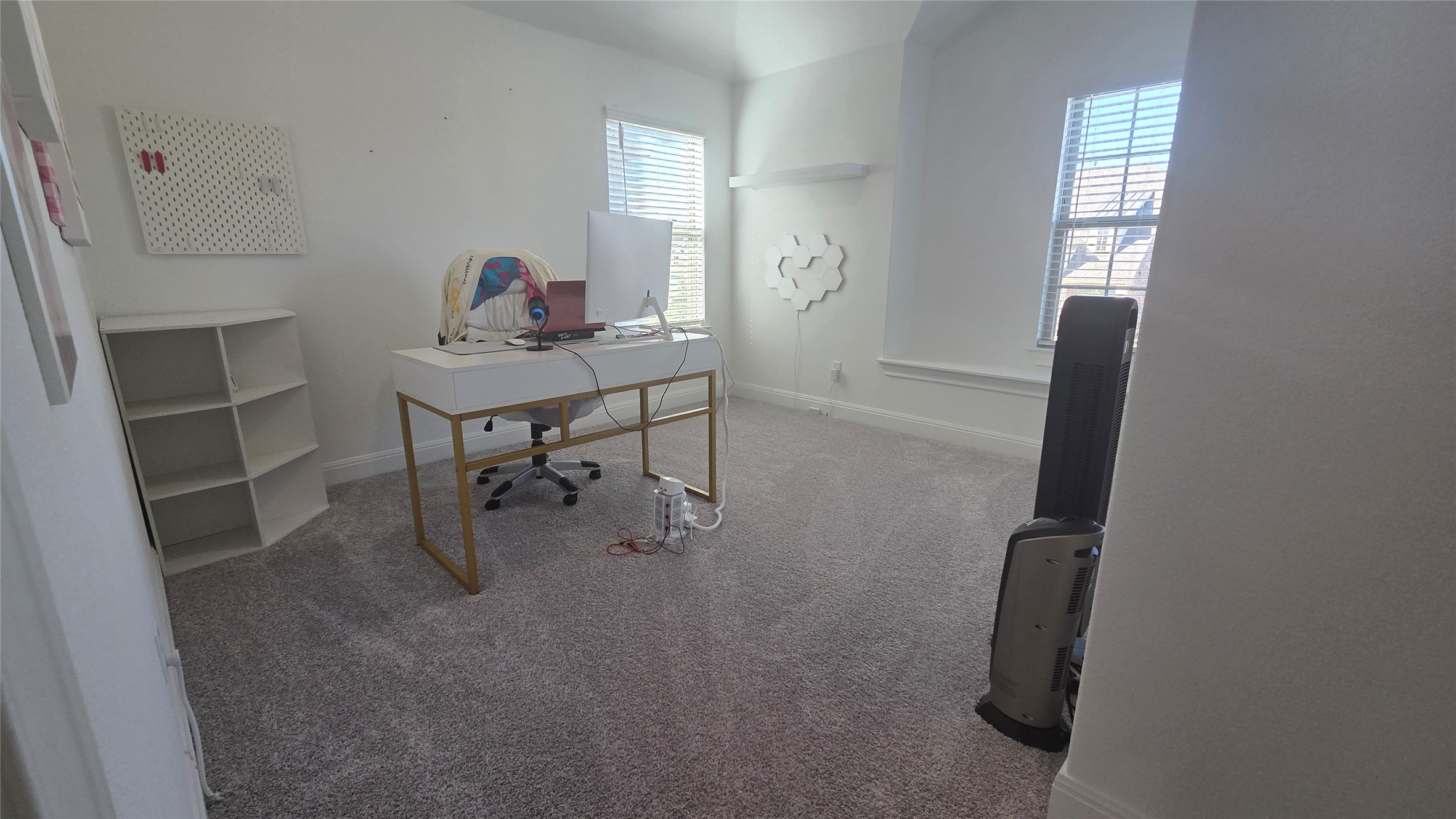 125 Raleigh Drive Georgetown, TX 78633 - Photo 25 of 30 Home office with baseboards and light carpet