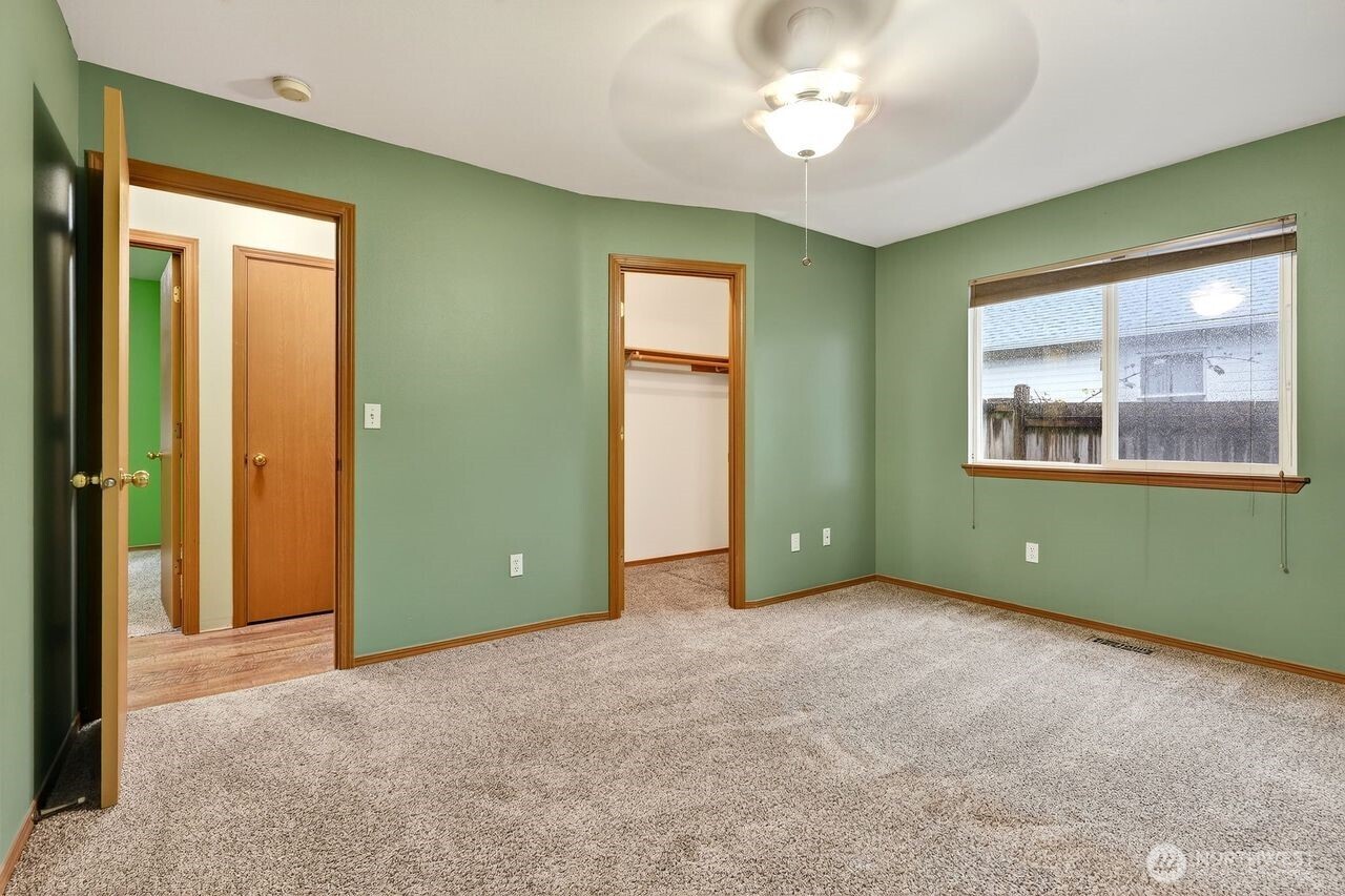 708 Marquette Avenue Snohomish, WA 98290 - Photo 19 of 33 a view of an empty room with window and closet area