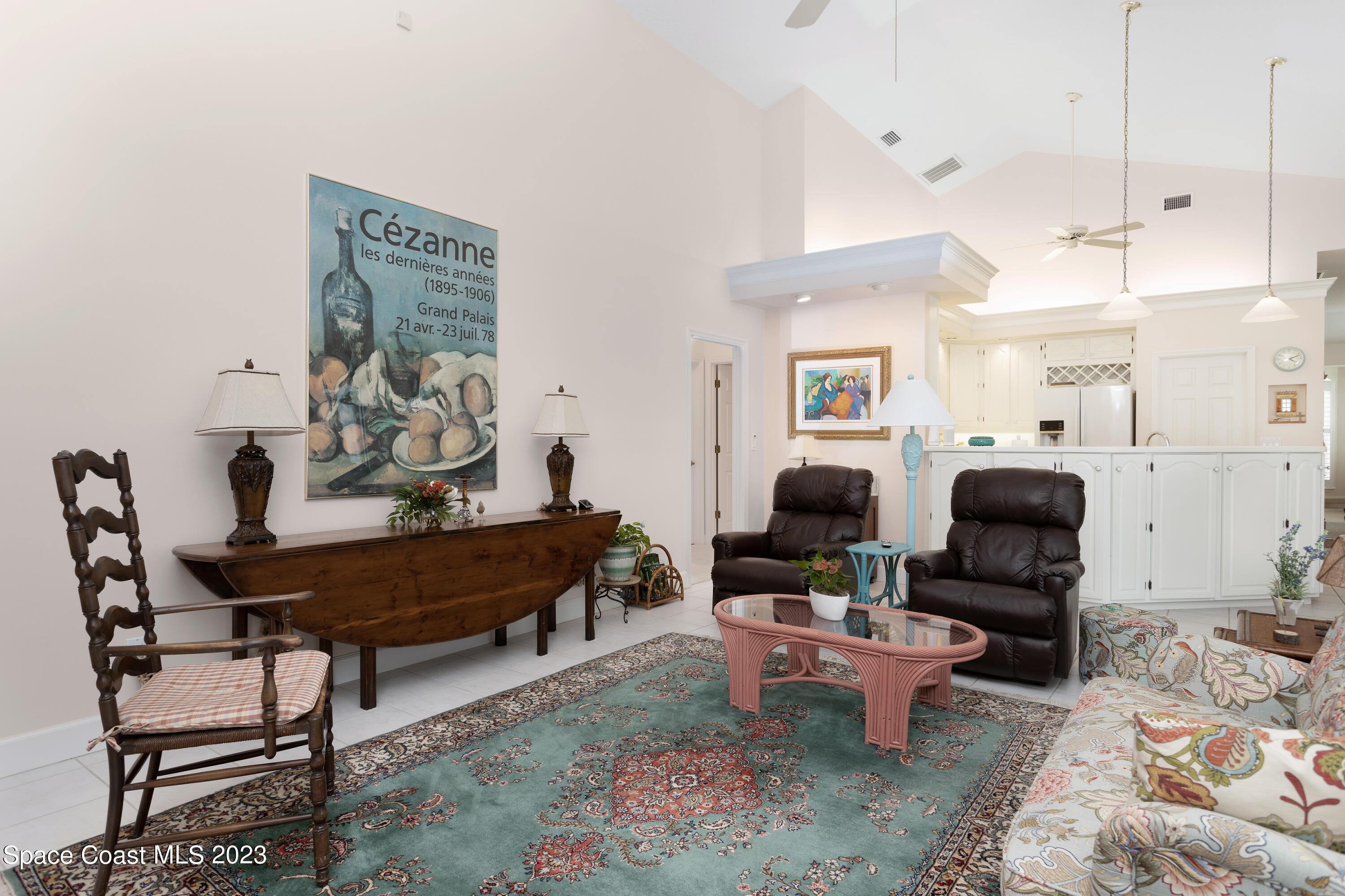 442 Sanderling Drive Indialantic, FL 32903 - Photo 20 of 45 a living room with furniture and a large window