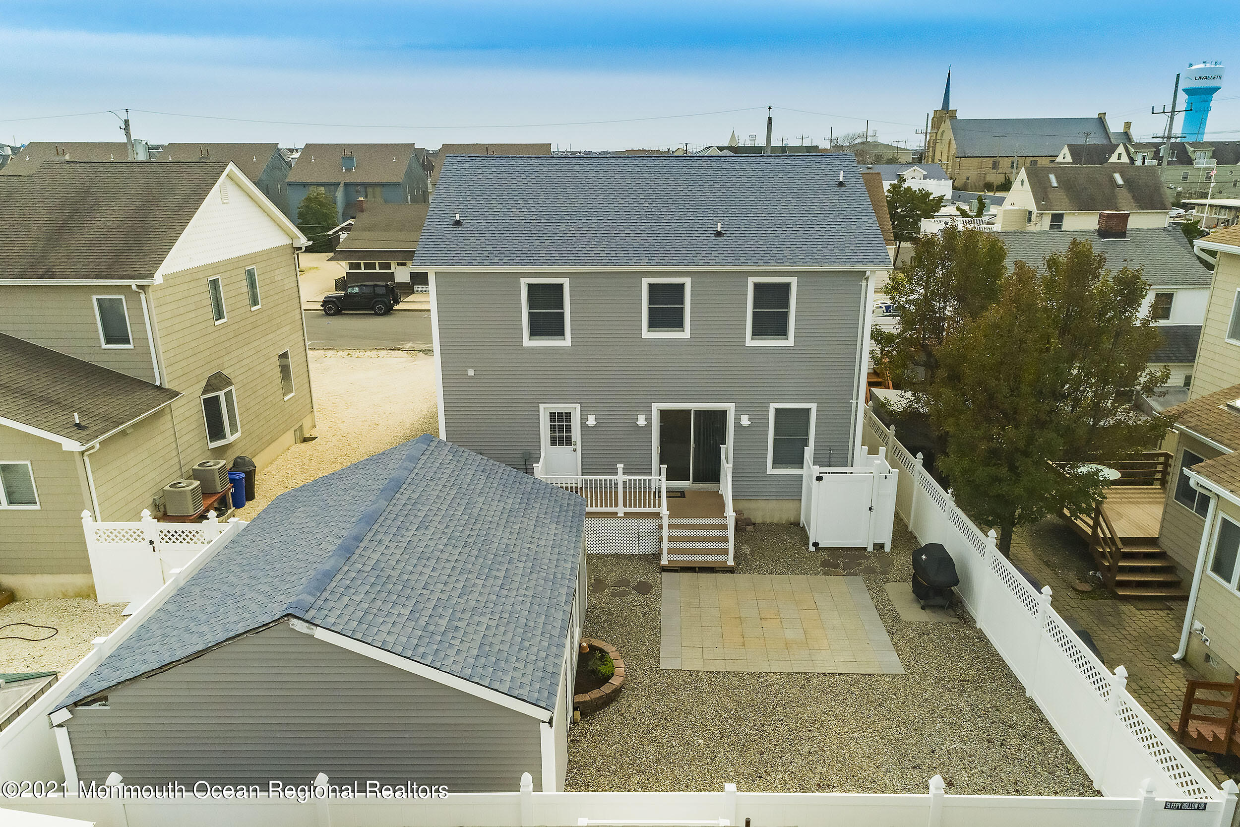 23 Magee Avenue, Unit SUMMER Lavallette, NJ 08735 - Photo 31 of 34 an aerial view of a house