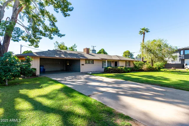 a front view of house with yard
