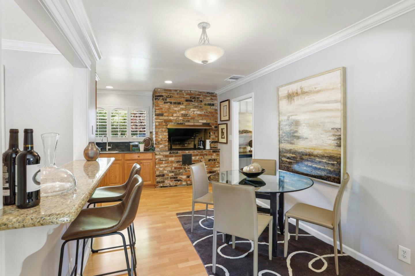 1701 Springer Road Mountain View, CA 94040 - Photo 14 of 48 a view of a dining room with furniture window and outside view