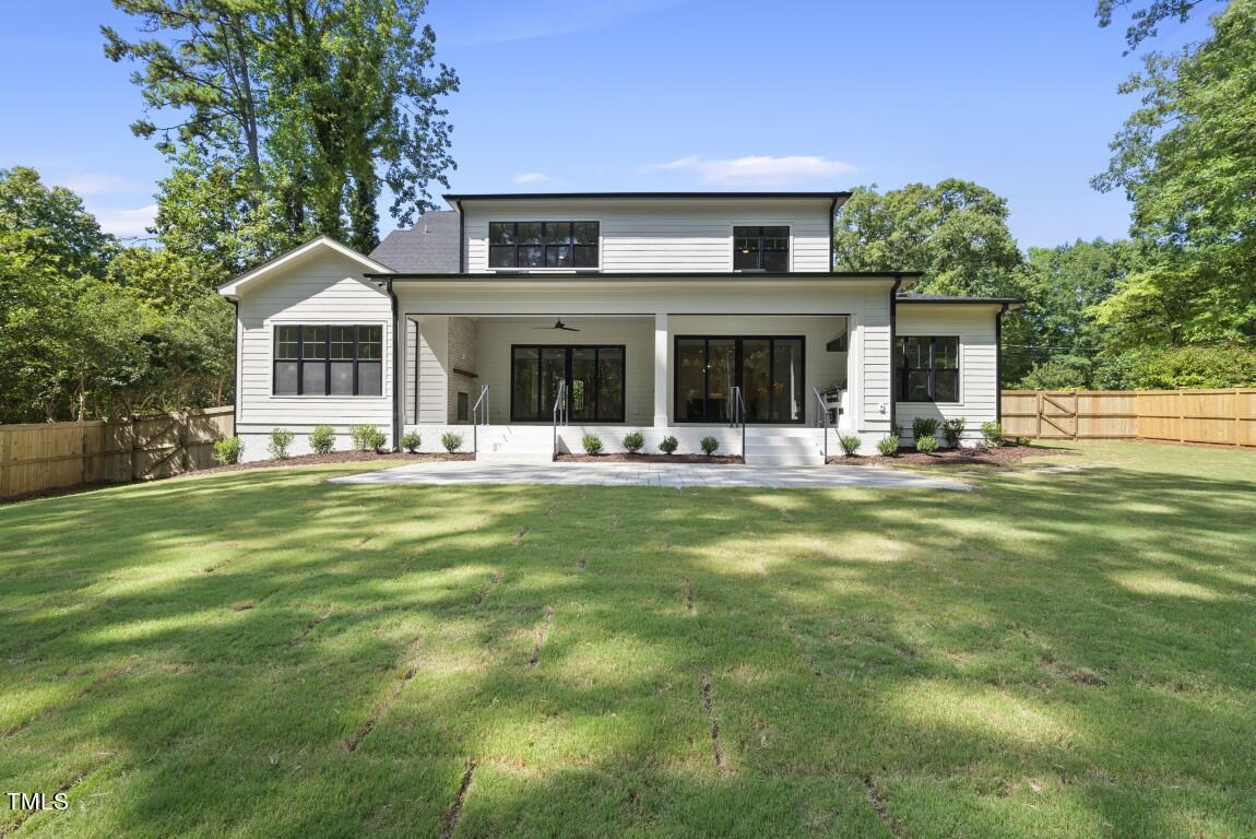 412 Vernon Terrace Raleigh, NC 27609 - Photo 59 of 67 a front view of house with yard outdoor seating and green space