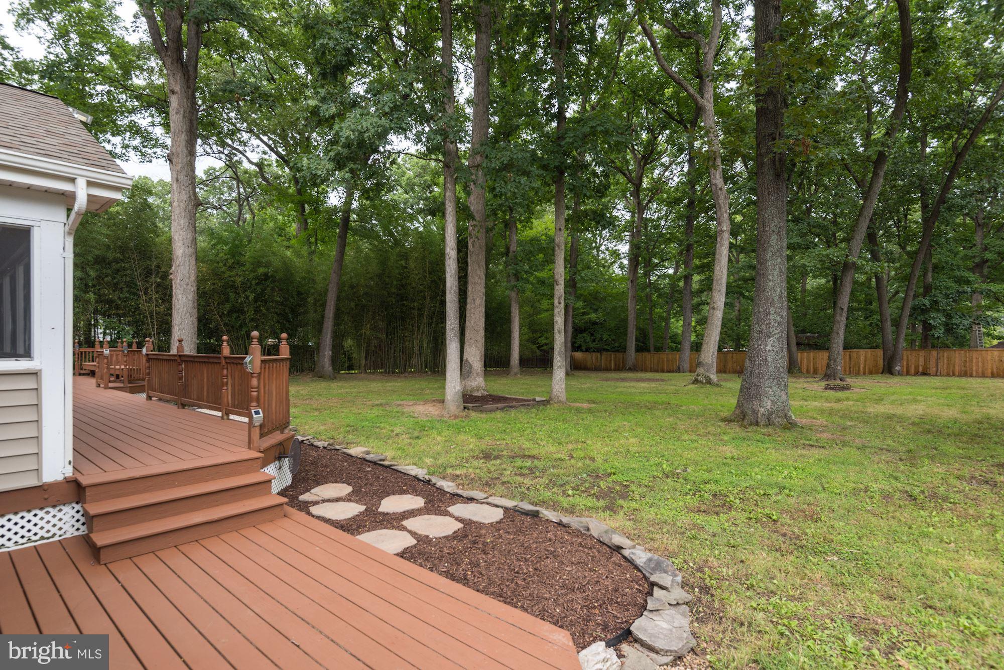 7729 Schelhorn Road Alexandria, VA 22306 - Photo 25 of 30 Tiered decking opens to a fabulous yard