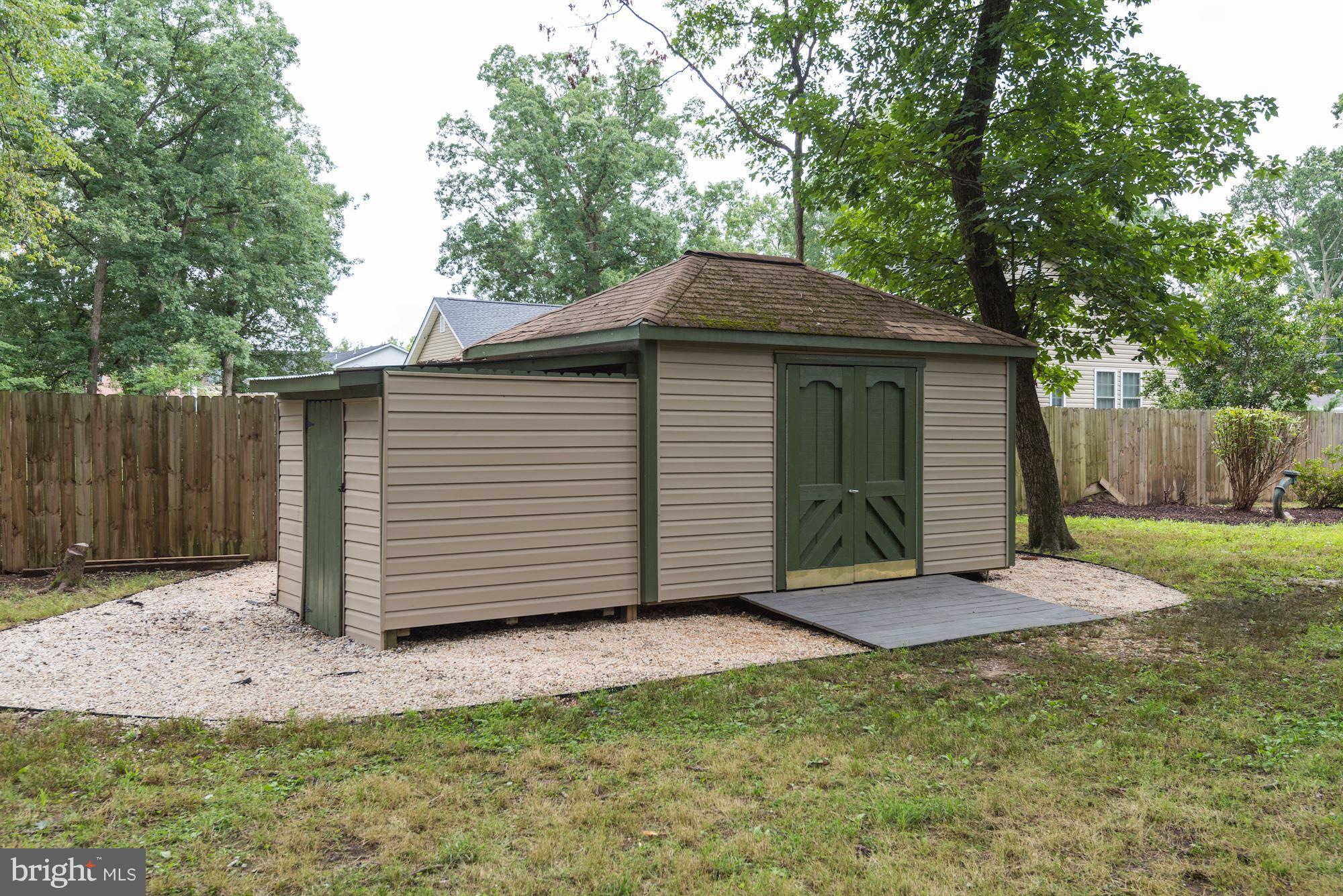 7729 Schelhorn Road Alexandria, VA 22306 - Photo 28 of 30 Shed has power and space to hang bikes