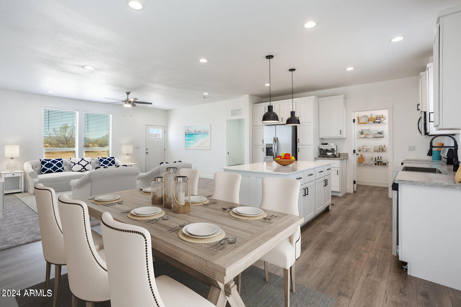 51716 West Bitter Root Road Maricopa, AZ 85139 - Photo 2 of 39 KITCHEN DINING LIVING UNSTAGED 2_final