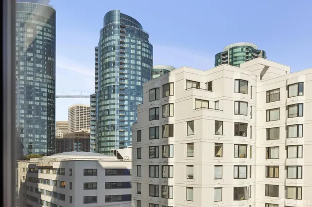 a front view of a building