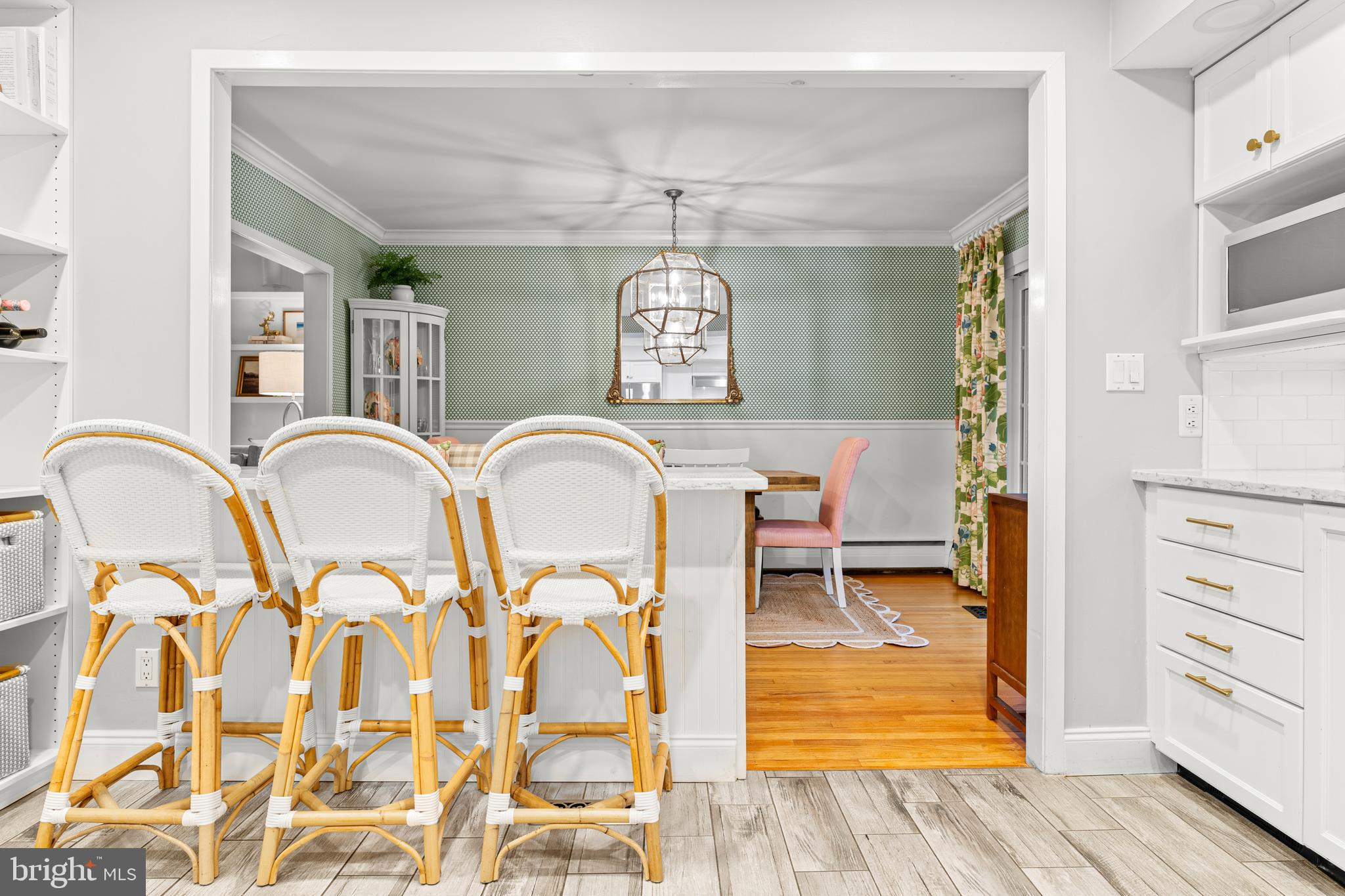 476 Upper Weadley Road Wayne, PA 19087 - Photo 17 of 45 a view of a dining room with furniture window and wooden floor