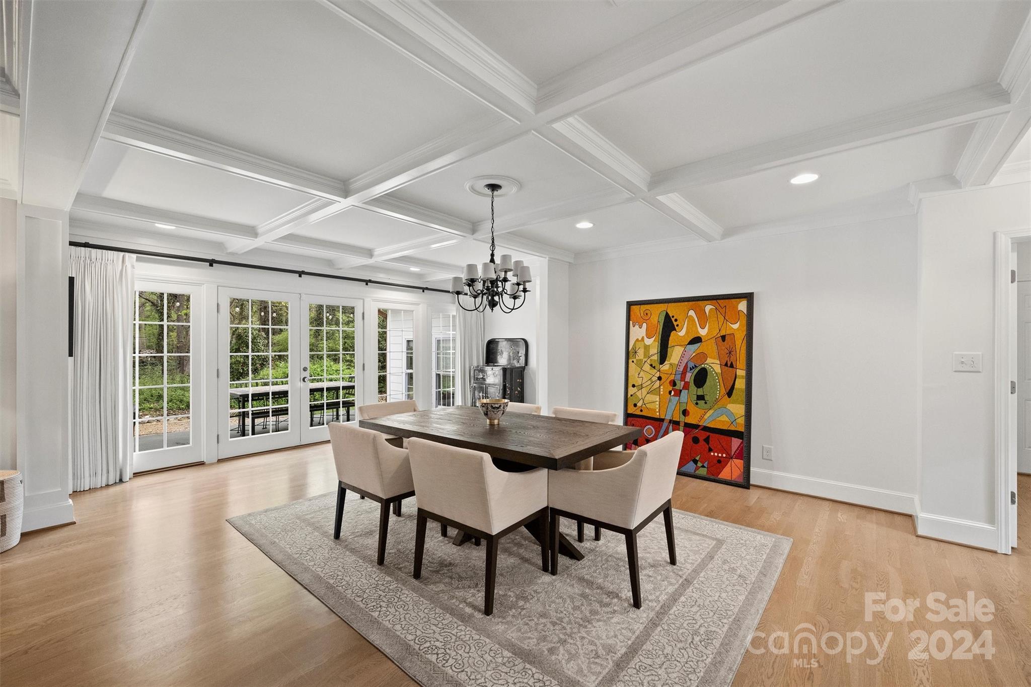 101 Sardis View Road Charlotte, NC 28211 - Photo 12 of 43 a dining room with furniture and wooden floor