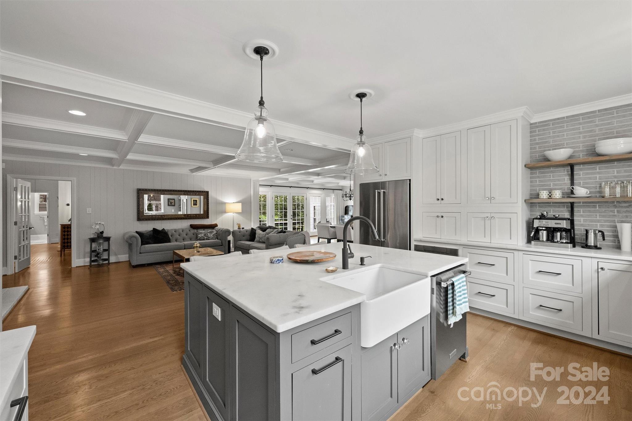 101 Sardis View Road Charlotte, NC 28211 - Photo 16 of 43 a kitchen with sink stove and center island