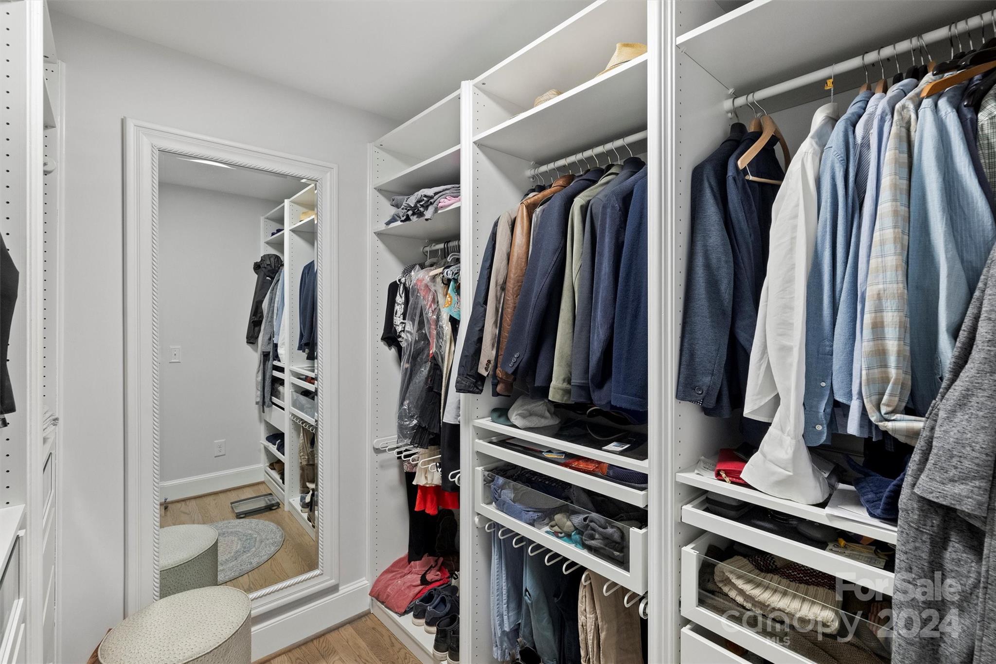 101 Sardis View Road Charlotte, NC 28211 - Photo 23 of 43 a view of walk in closet with clothes and shoes