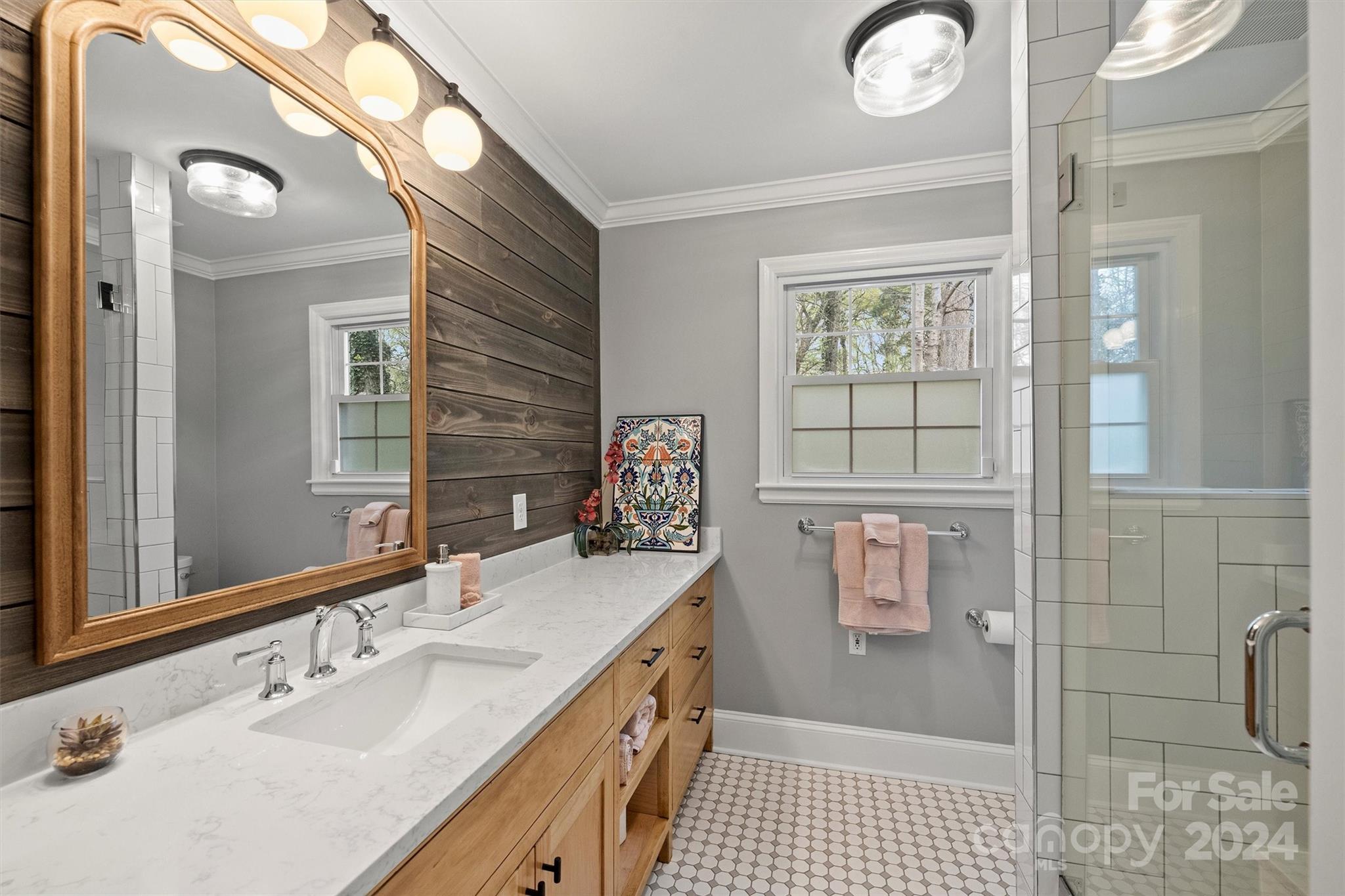 101 Sardis View Road Charlotte, NC 28211 - Photo 26 of 43 a bathroom with a sink a toilet and shower