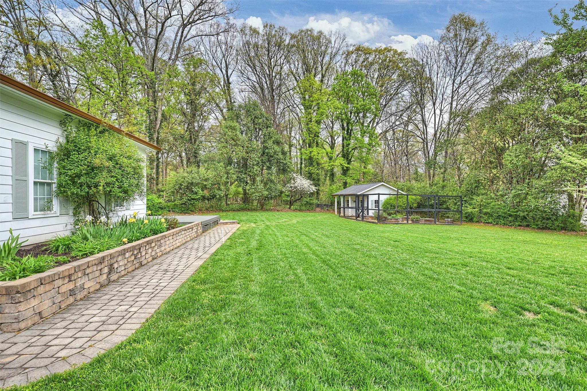 101 Sardis View Road Charlotte, NC 28211 - Photo 41 of 43 a view of a backyard with large trees