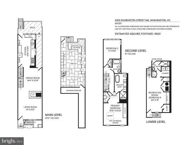 $2,495,000 | 2912 Dumbarton Street Northwest, Washington, DC 20007